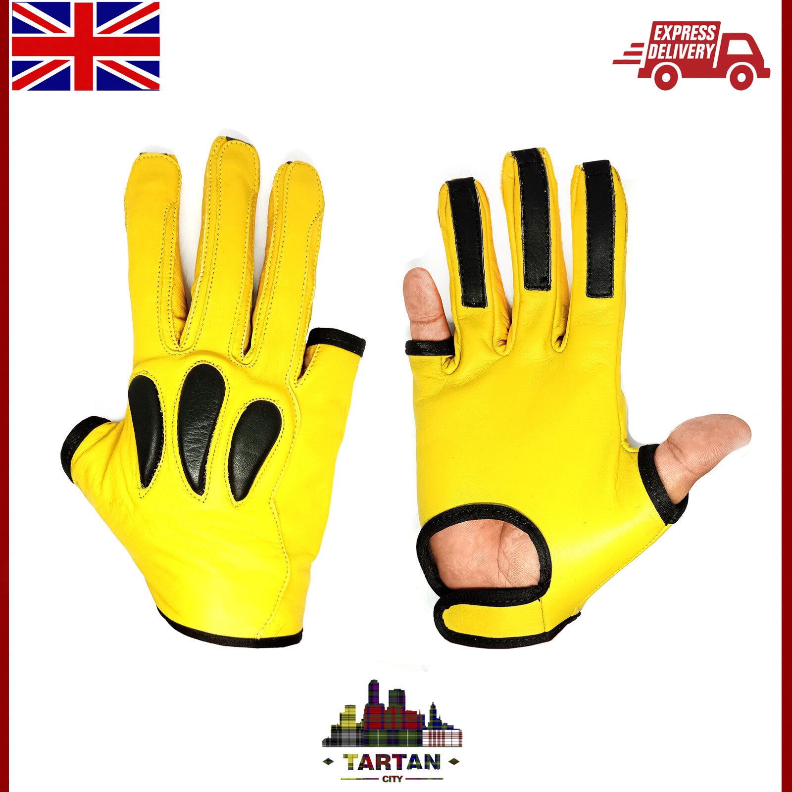 TC Italian Archer 3 Full Finger Hunting Shooting Protective Leather Gloves