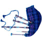 TC Highland Bagpipe Rosewood Silver Ferrules/Scottish Bagpipes silver/Dudelsack