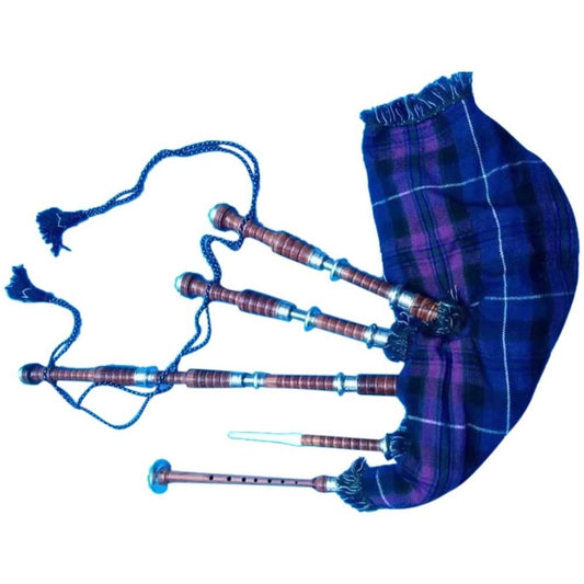 TC Highland Bagpipe Rosewood Silver Ferrules/Scottish Bagpipes silver/Dudelsack