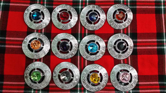 TC Men’s Kilt Fly Plaid Brooches Celtic Design Various Colors/Ladies Brooch Pins
