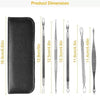 TC Blackhead Pimple Remover Comedone Spot Acne Extractor Kit Popper Tools
