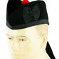 Scottish Glengarry Wool Piper Hat 4 Kilts Army Bagpipe-TC