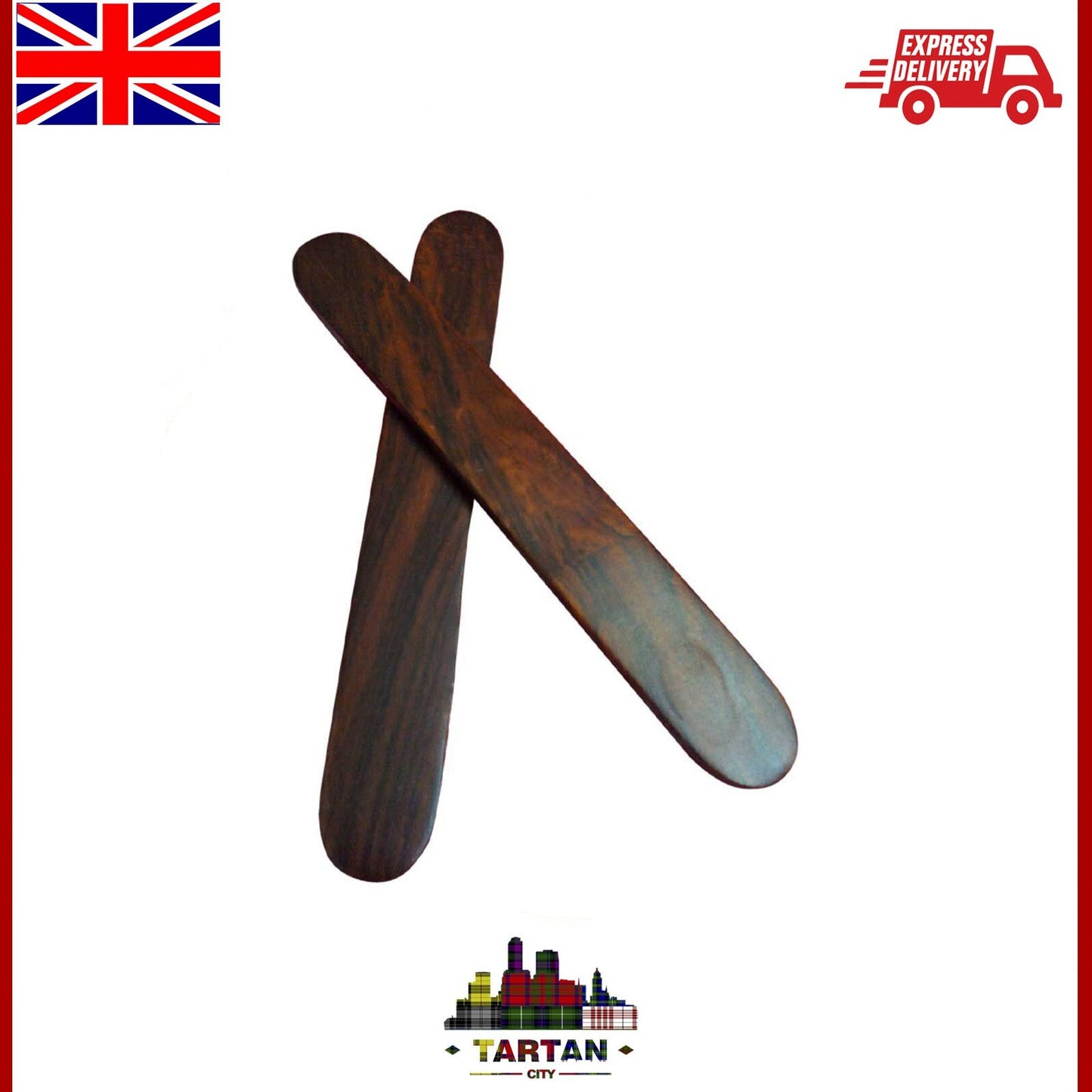 TC Percussion Folk Instruments Rhythm Stick Wooden/Rosewood rhythm Bones 8