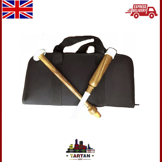 Wooden Bagpipe Practice Chanter – 4 Colors, Includes Reeds