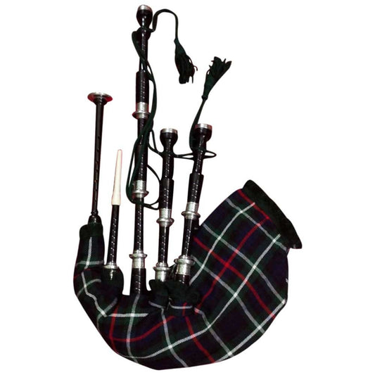 TC Scottish Great Highland Bagpipe Rosewood Black Color Silver/Scottish Bagpipes