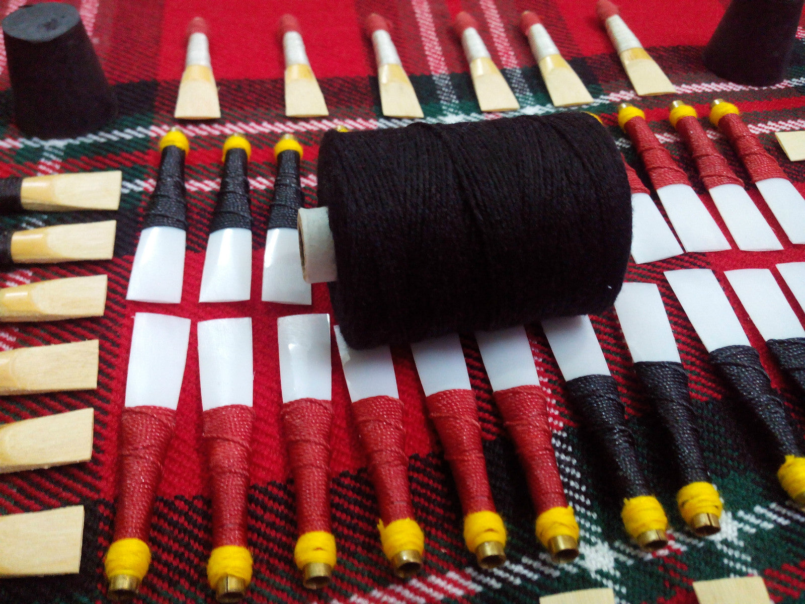 Scottish Bagpipes Practice Chanter Reeds,Hemp,Stock Drone Corks,Cane reeds