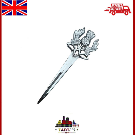 Scottish Kilt Pin with Thistle Symbol - Tartancity New Offers Available (5-20)