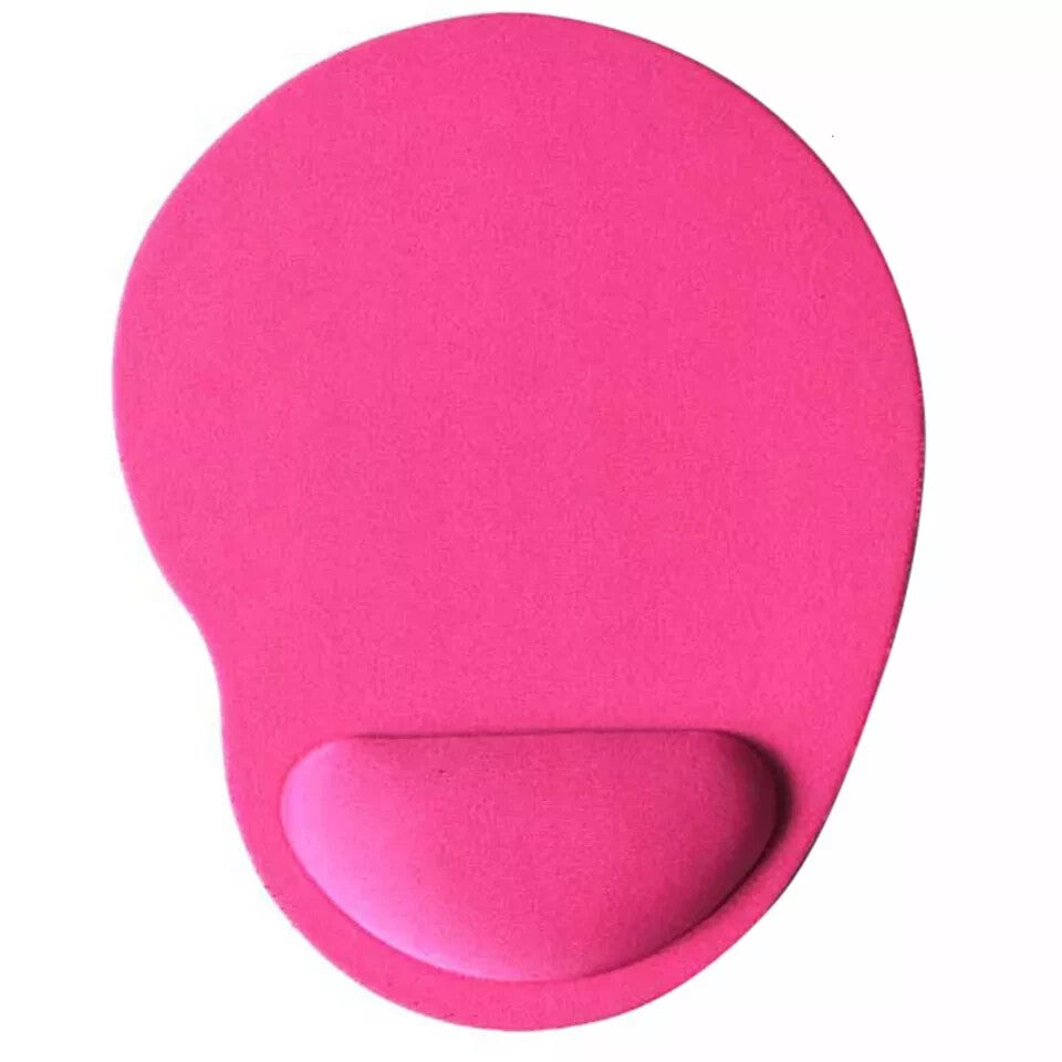 TC MOUSE PAD MAT ANTI-SLIP WITH FOAM WRIST SUPPORT PC & LAPTOP ANTI-SLIP M
