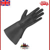 Leather Gloves Men Long Cuff Gauntlet Style for Piper Drummer Outfit