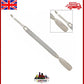 Stainless Steel Cuticle Pusher Spoon - Nail Manicure Scraper & Remover