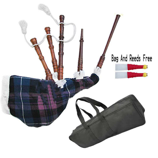 Pride Of Scotland Baby Toy Mini Bagpipe with Cover &Cord Free Bag & Reed Gift-TC