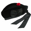 Scottish Glengarry Wool Piper Hat 4 Kilts Army Bagpipe-TC