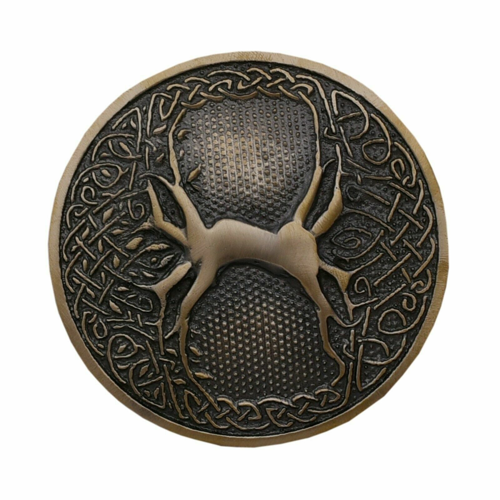 Tartancity Men's Kilt Belt Buckles - Antique Celtic Design, Scottish Style