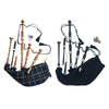 Scottish Great Highland Bagpipes Rosewood Metal Silver Mounts Free Accessories