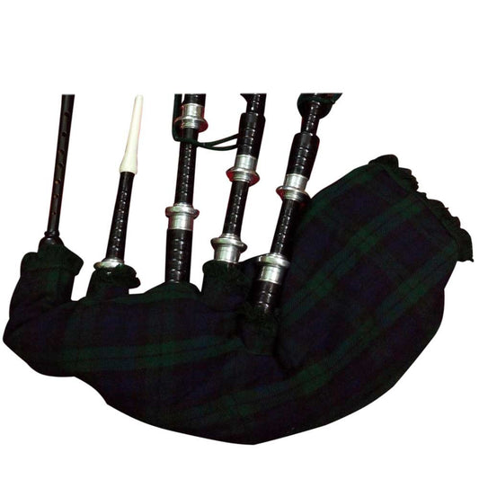 TC Scottish Great Highland Bagpipe Rosewood Black Color Silver/Scottish Bagpipes