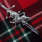 NEW SCOTTISH LION RAMPANT MOUNT KILT PIN/HIGHLAND SWORD LION KILT PIN/KILT PIN