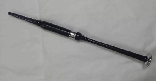 TC Great Highland Bagpipes Practice Chanter Rosewood Black Silver Mounts+3 Reeds