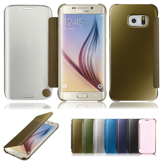 New Mirror Smart View Clear Flip Case Cover For Samsung Galaxy Note 7