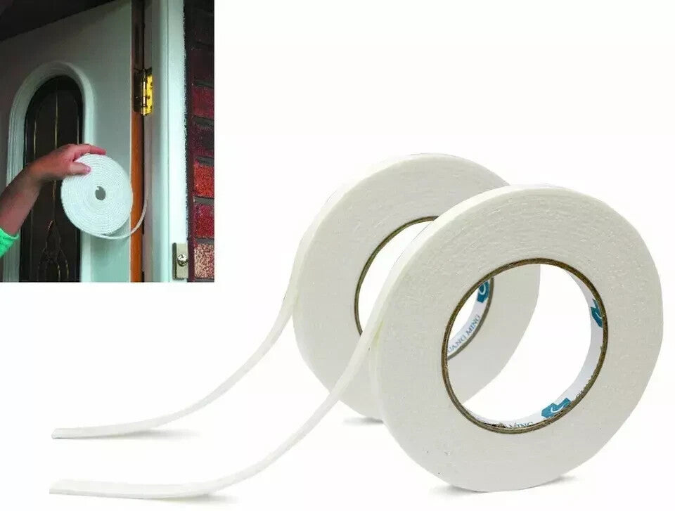 TC 2X 5M Door Tape Weather Foam door stop Draught Excluder Seal Strip Insulation
