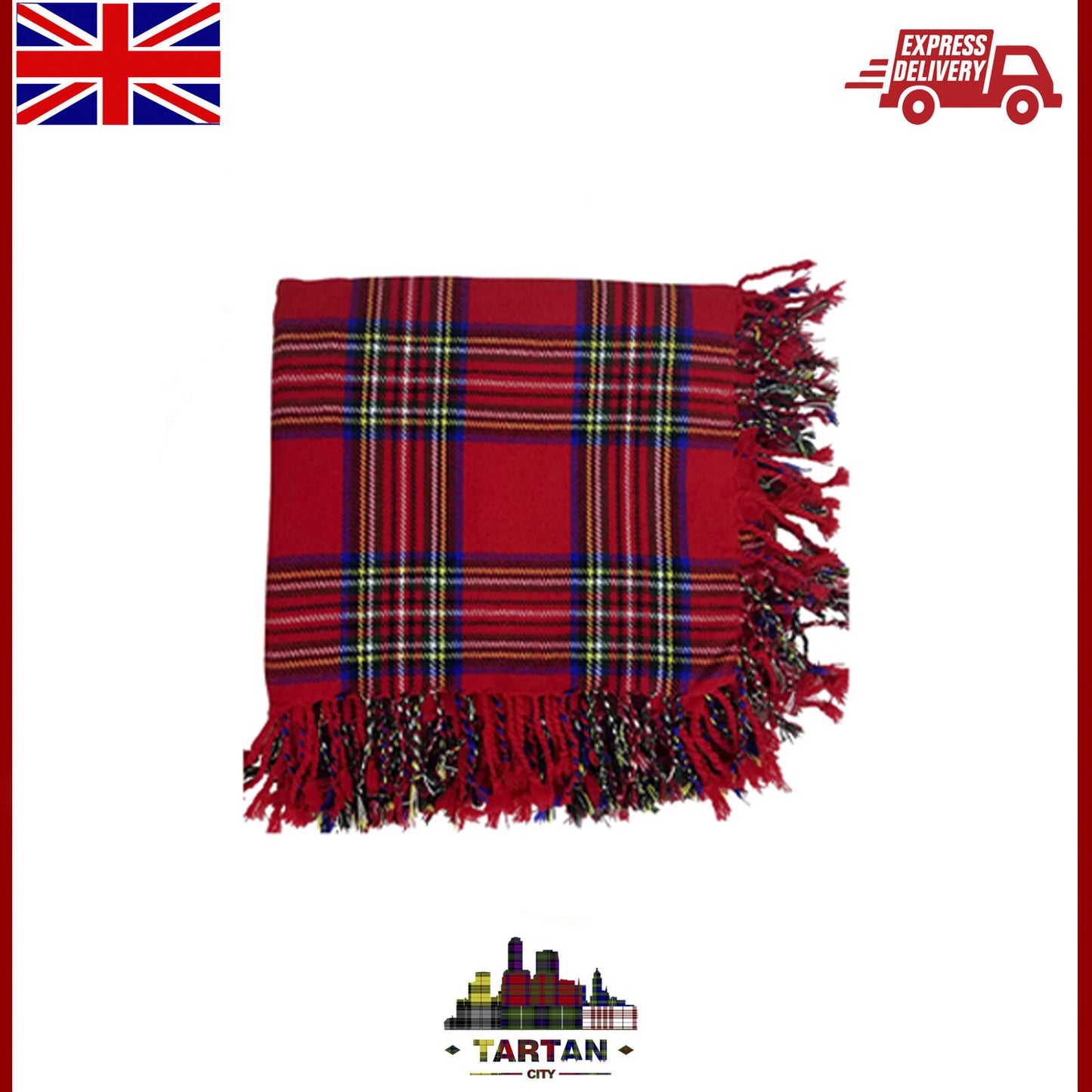" Schottisch Kilt Fliegen Kariert - 122cmx122cm Acryl Wolle , Viele Tartan "