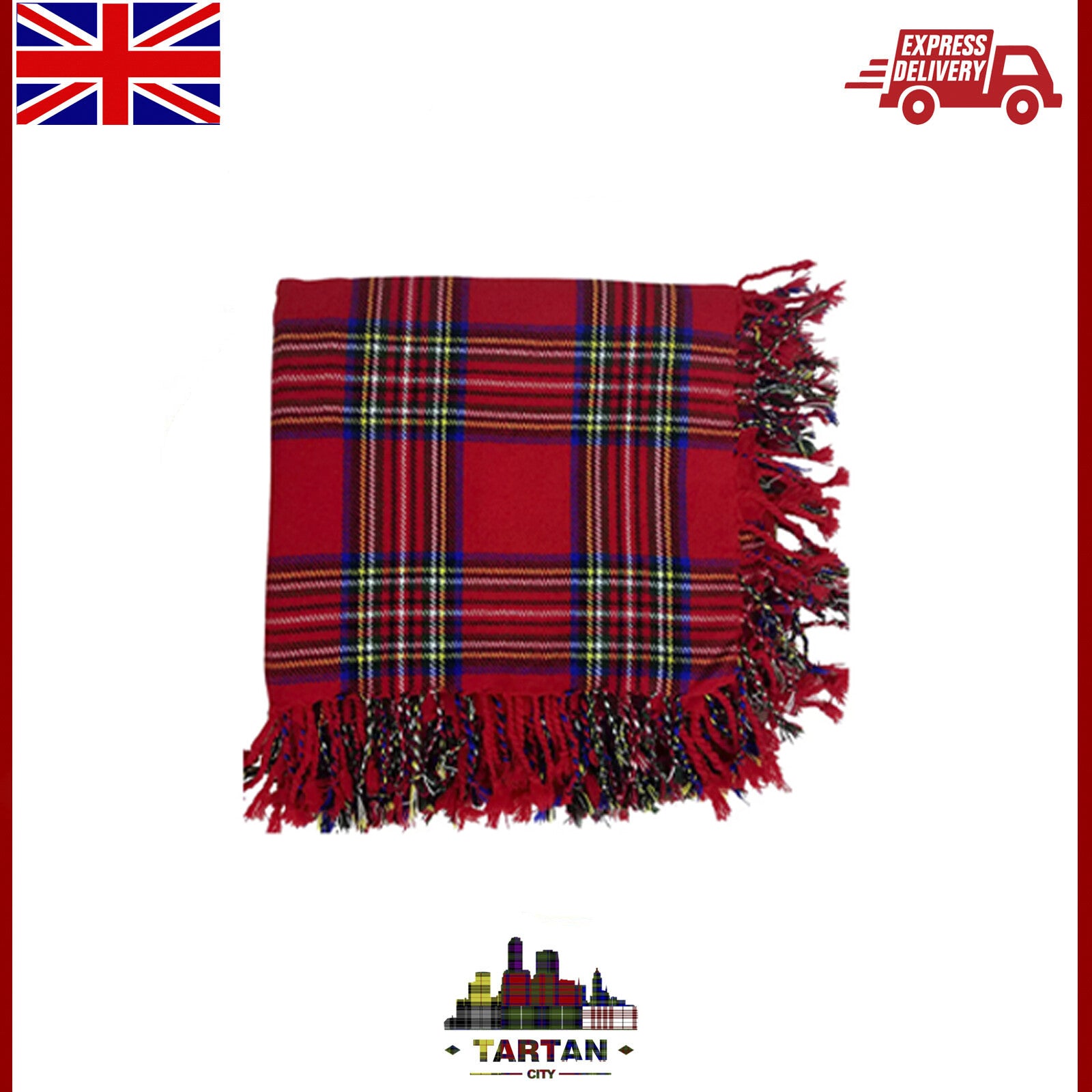 " Schottisch Kilt Fliegen Kariert - 122cmx122cm Acryl Wolle , Viele Tartan "