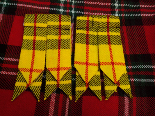 SCOTTISH KILT HOSE FLASHES MACLEOD LEWIS TARTAN/MACLEOD LEWIS KILT FLASHES HOSE