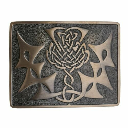 Tartancity Men's Kilt Belt Buckles - Antique Celtic Design, Scottish Style