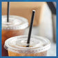 250 Black 8" Paper Straws - Biodegradable Disposable Drinking Straws Bars, Pubs