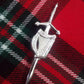 New Scottish Kilt Pin Celtic Irish Harp Chrome Finish/scottish Highland kilt pin