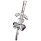TC Scottish Kilt Pins Irish Shamrock Chrome Finish 3.5"/Irish Shamrock Kilt Pin