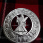 TC Men’s Kilt Fly Plaid Brooch St Andrews Mount Silver Plated/fly plaid brooch