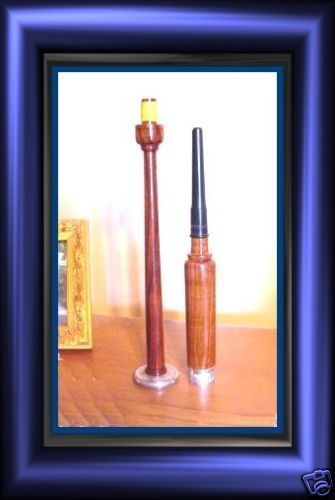 SCOTTISH BAGPIPE PRACTICE CHANTER Natural Rosewood NEW Engraved Mount & Sole