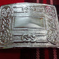 Mens Scottish CELTIC SWIRL Kilt Belt Buckle in Chrome Finish/CELTIC SWIRL Buckle