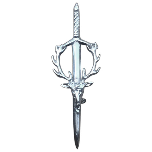 New Stag Head Kilt Pin Scottish Kilt Accessory Sporrans Kilt Fly Plaid
