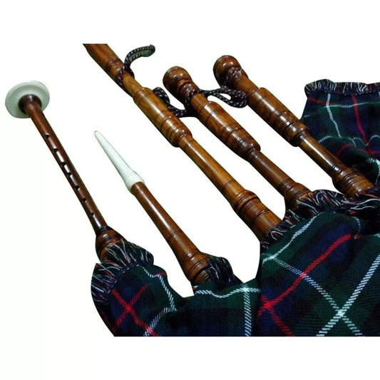 GREAT HIGHLAND BAGPIPES ROSE WOOD NATURAL COLOR/BAGPIPES ROSEWOOD SCOTTISH