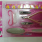 Stainless Steel Personal Nail Care Set 6 Piece Manicure Pedicure Kit Case UK