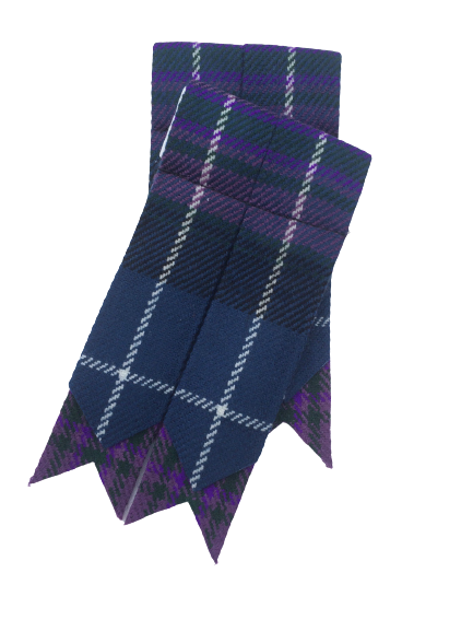 Kilt Hose Flashes Various Colours Tartans/Highland Kilt Sock Flashes Pointed