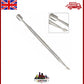 AC Cuticle Pusher Spoon Manicure Nail Pusher Scraper Remover Stainless Steel