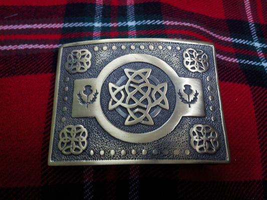TC Men’s Kilt Belt Buckle Celtic Knot Antique Finish/CELTIC knot kilt Buckles