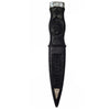 KILT HIGHLANDWEAR SAFETY SGIAN DUBH DUMMY PEWTER MOUNT THISTLE DESIGN-TC