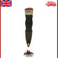 Kilt Safety Sgian Dubh Antique Dummy Pewter Mount with Orange Stone - TC