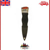 Kilt Safety Sgian Dubh Antique Dummy Pewter Mount with Orange Stone - TC