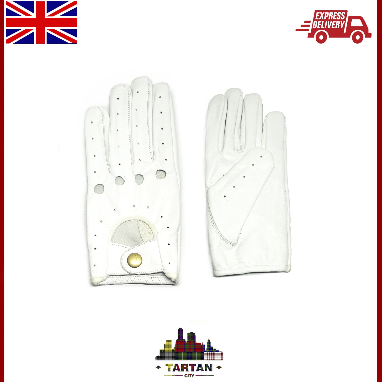 TC Men Driving Gloves Classical Retro Genuine Soft Leather Riding Gloves Vintage