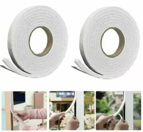 TC 2X 5M Door Tape Weather Foam door stop Draught Excluder Seal Strip Insulation