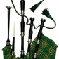 TC Full Size Scottish Bagpipe Rosewood Black Finish Available In Various Tartan