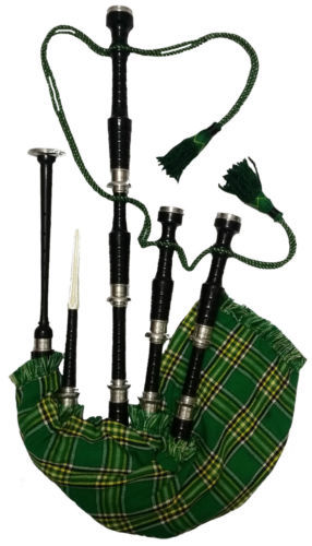 TC Full Size Scottish Bagpipe Rosewood Black Finish Available In Various Tartan
