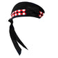GLENGARRY TRIPLE DICED HAT SCOTTISH PIPER HAT 100% PURE WOOL BLACK -TC