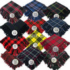 Men's Kilt Fly Plaid With Thistle Brooch - 12 Tartans