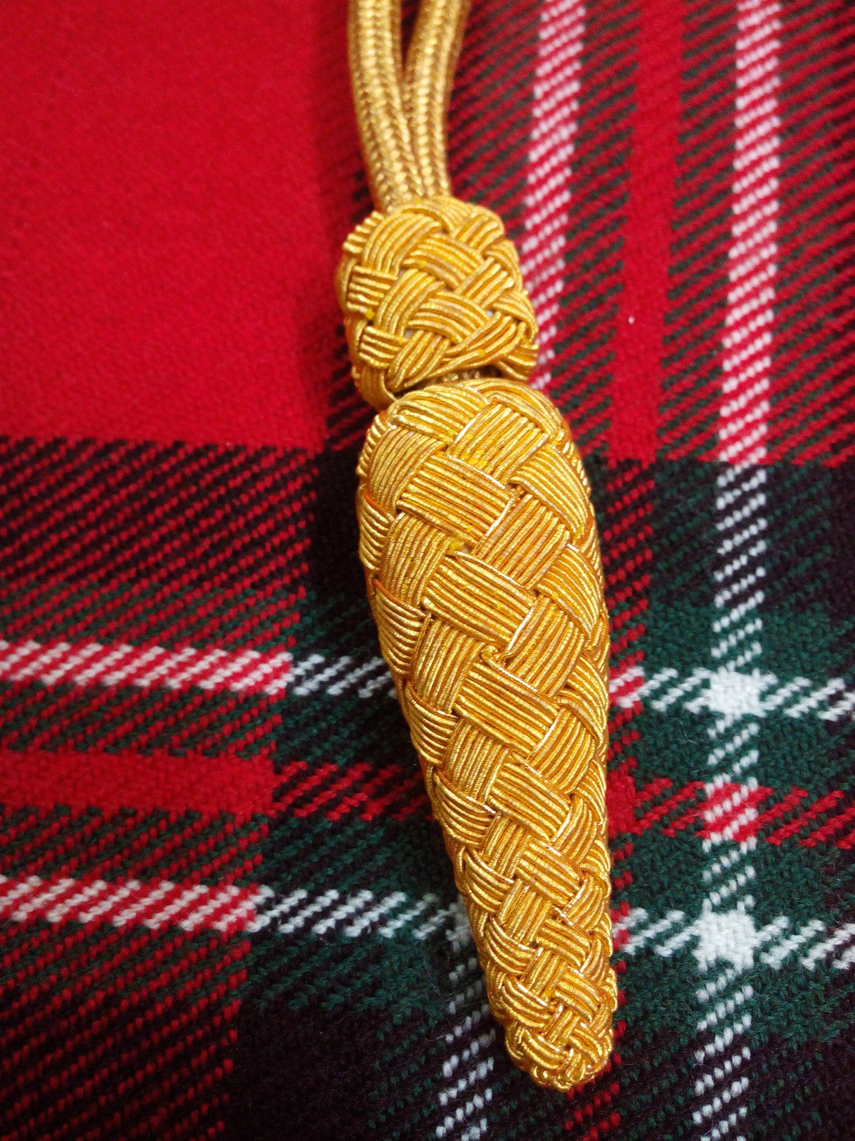 British Army Golden Sword Knot/army WWI WWII sword knot/Royal Navy sword knot