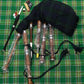 SCOTTISH GREAT HIGHLAND BAGPIPES ROSE WOOD FULL SET/GAITA/DUDELSACK/BAGPIPES